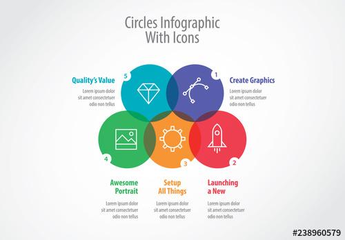 Icons Circles Infographic Layout - 238960579 - 238960579