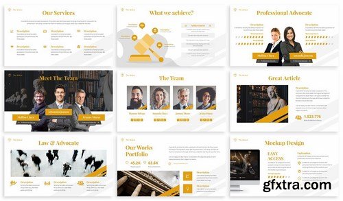 The Advicor - Law Powerpoint Template