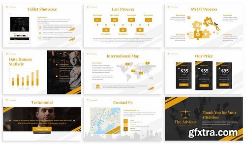 The Advicor - Law Powerpoint Template