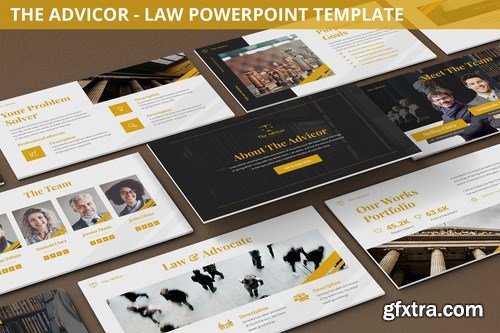 The Advicor - Law Powerpoint Template