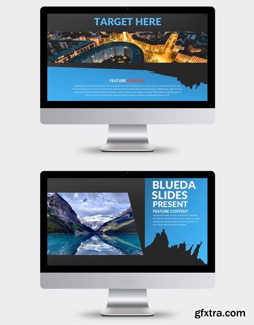 Blueda Powerpoint and Keynote Templates