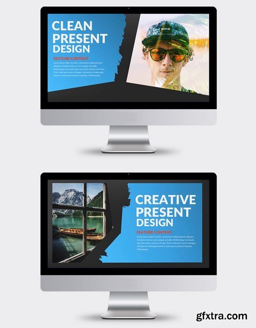 Blueda Powerpoint and Keynote Templates