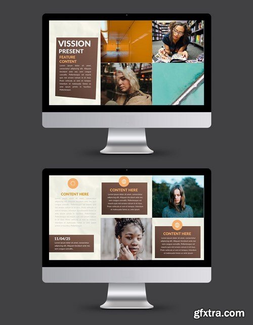 Browny Powerpoint and Keynote Templates