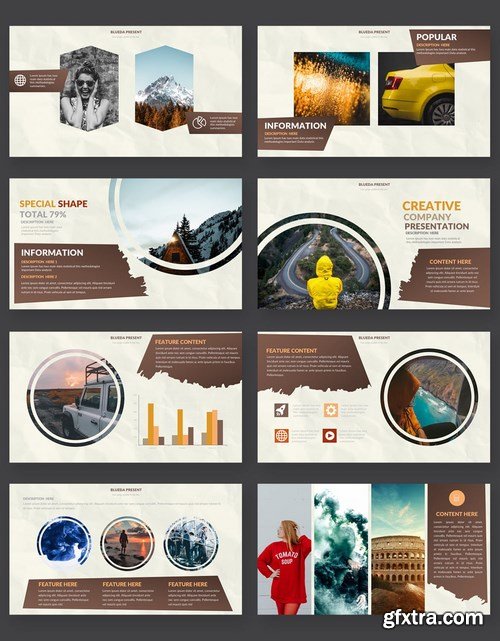 Browny Powerpoint and Keynote Templates