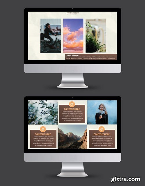 Browny Powerpoint and Keynote Templates