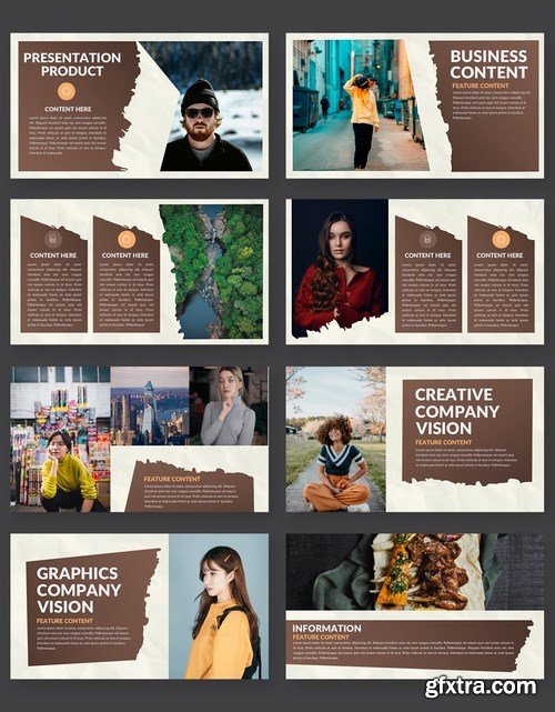 Browny Powerpoint and Keynote Templates