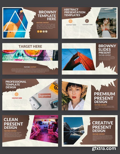 Browny Powerpoint and Keynote Templates