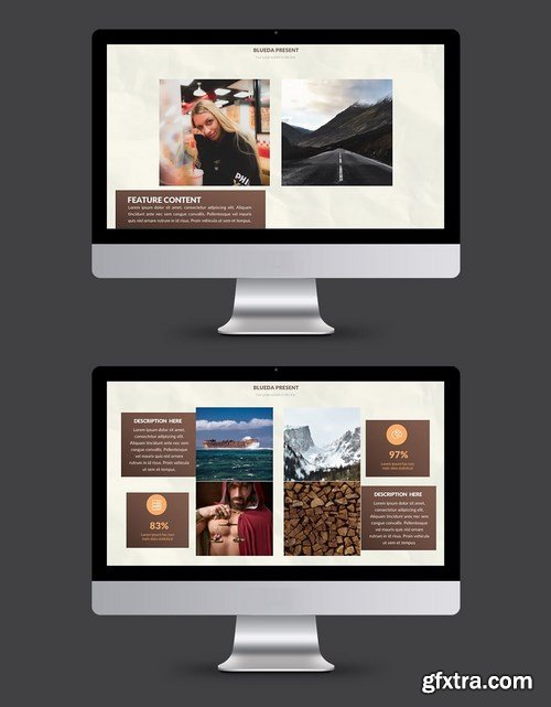 Browny Powerpoint and Keynote Templates