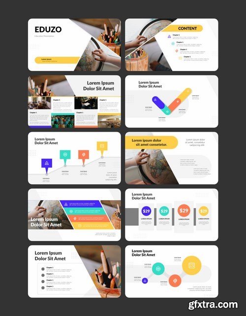 EDUZO - Education Powerpoint Google Slides and Keynote Templates