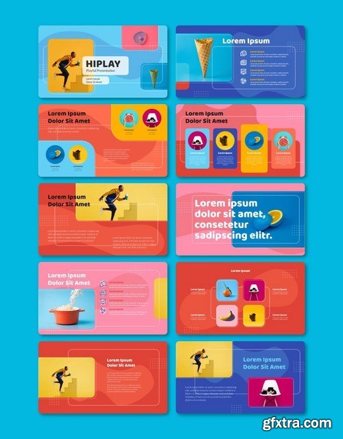 HIPLAY - Playful Powerpoint Google Slides and Keynote Templates