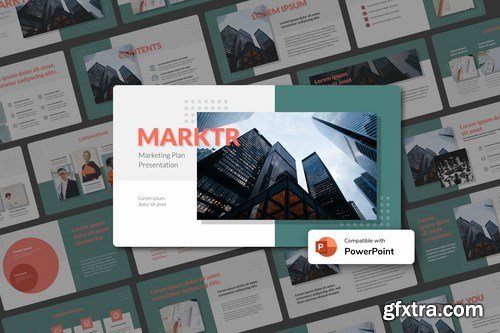 MARKTR - Marketing Plan Powerpoint Google Slides and Keynote Templates
