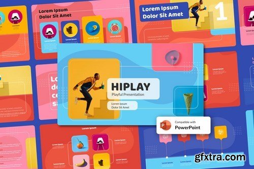 HIPLAY - Playful Powerpoint Google Slides and Keynote Templates