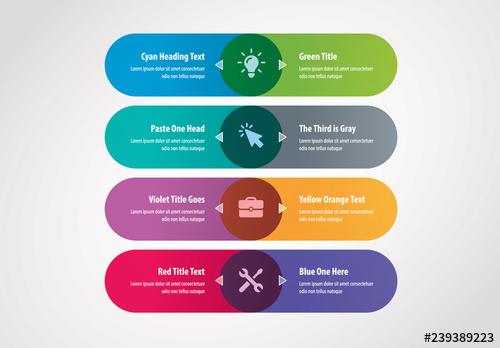 Rounded Boxes Infographic Layout - 239389223 - 239389223