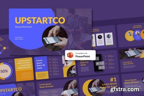 UPSTARTCO - Startup Powerpoint Google Slides and Keynote Templates