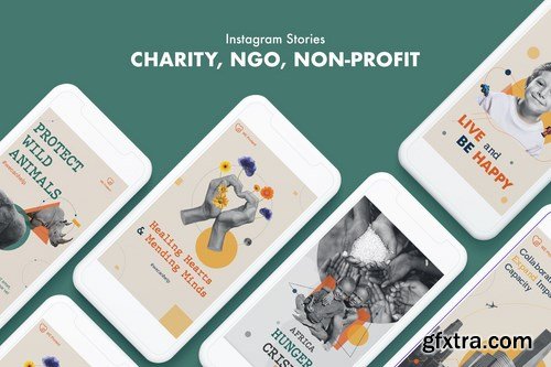 Charity, NGO, Non-Profit Instagram Stories