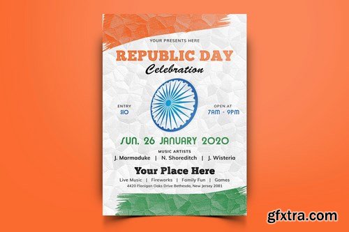 Indian Republic Day Flyers Pack