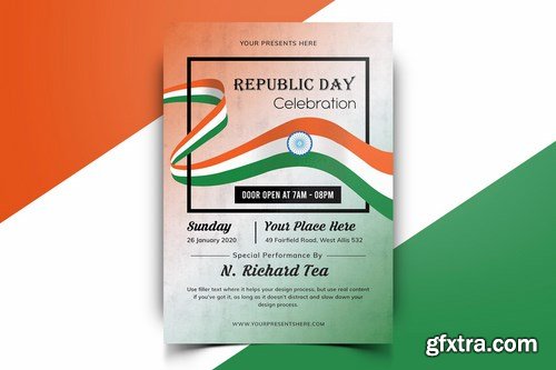 Indian Republic Day Flyers Pack