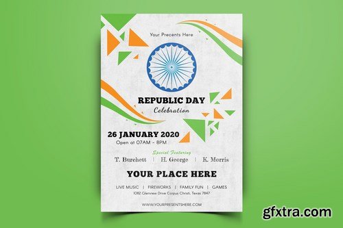 Indian Republic Day Flyers Pack