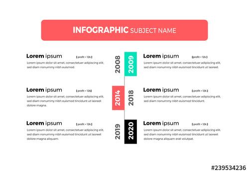 Vertical Infographic Timeline Layout - 239534236 - 239534236