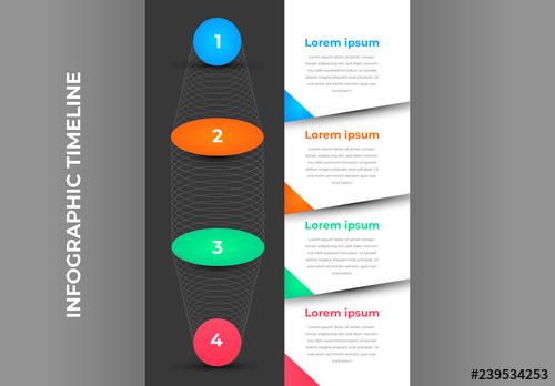 Vertical Infographic Timeline Layout - 239534253 - 239534253