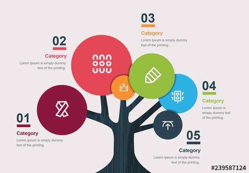 Tree Infographic Layout - 239587124 - 239587124