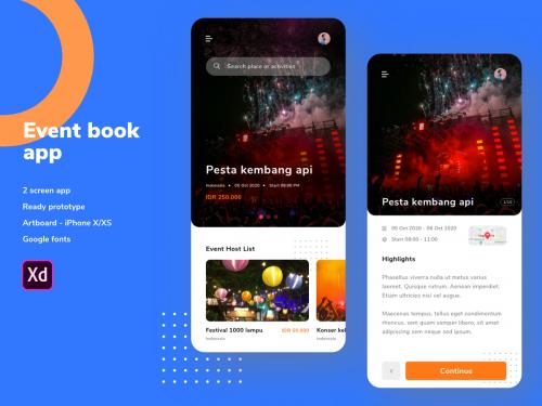 Event booking app - event-book-app