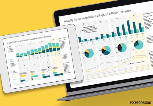 Annual Report Recommendations Infographic Layout - 239906600 - 239906600