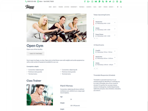 Event Page - Fitness WordPress Theme - event-page-fitness-wordpress-theme