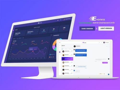 Evonea - Ad Campaign Admin Dashboard UI Kit - evonea-ad-campaign-admin-dashboard-ui-kit