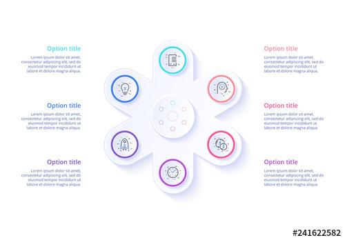 6 Step Infographic Layout - 241622582 - 241622582