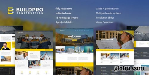 ThemeForest - BuildPro v1.0.9.6 - Business, Building & Construction WordPress Theme - 19263376