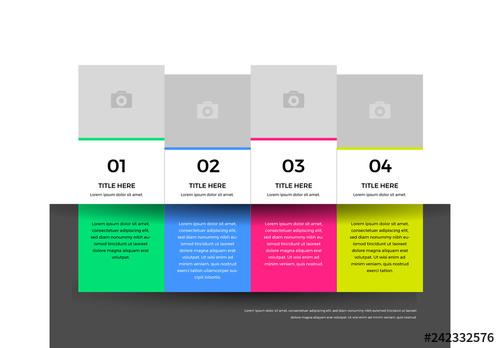 Infographic Presentation Layout with Photo Placeholders - 242332576 - 242332576