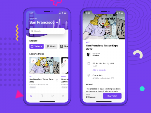 Explore/Buy Event Tickets App - explore-buy-event-tickets-app