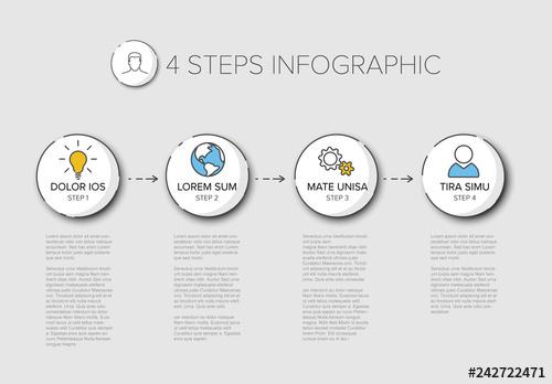 4 Steps Infographic Layout - 242722471 - 242722471