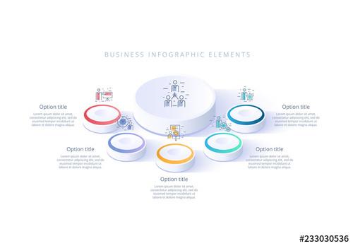 Five Step Infographic Layout - 233030536 - 233030536