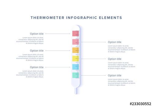 Thermometer Infographic - 233030552 - 233030552