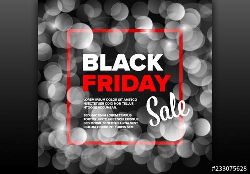 Black Friday Social Media Post Layout - 233075628 - 233075628