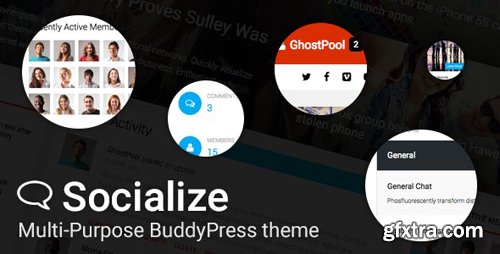 ThemeForest - Socialize v2.38 - Multi-Purpose BuddyPress Theme - 12897637