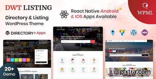 ThemeForest - DWT v3.1.2 - Directory & Listing WordPress Theme - 21976132