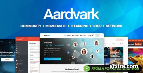 ThemeForest - Aardvark v4.13.1 - Community Membership BuddyPress Theme - 21281062