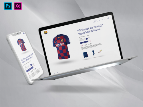 FC Barcelona E-Commerce Website THEME - fc-barcelona-e-commerce-website-theme