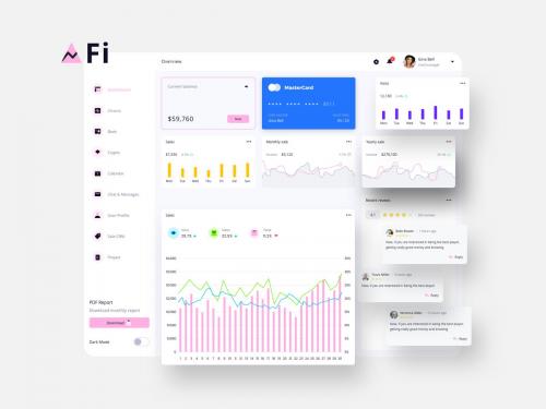 Fi Finance Dashboard Ui Light - FP - fi-finance-dashboard-ui-light-p