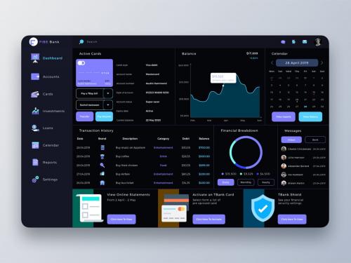 FIBE Bank Dashboard UI - T - fibe-bank-dashboard-ui-t