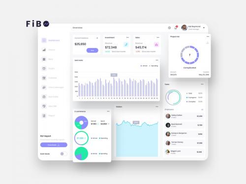 FiBO Finance Dashboard Ui Light - FP - fibo-finance-dashboard-ui-light-p