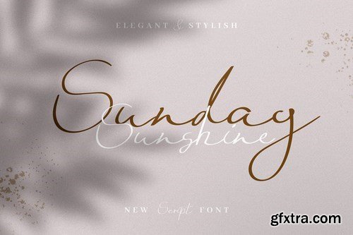 Sunday Sunshine - Handwritten Script Font