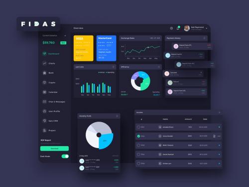 FIDAS Finance Dashboard Ui Dark - FP - fidas-finance-dashboard-ui-dark-p