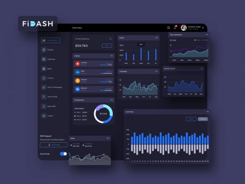 FiDASH Finance Dashboard Ui Dark - FP - fidash-finance-dashboard-ui-dark-p