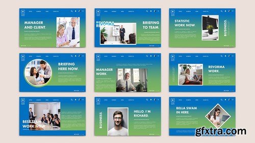 REVORMA - Business Powerpoint Google Slides and Keynote Templates