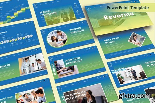 REVORMA - Business Powerpoint Google Slides and Keynote Templates