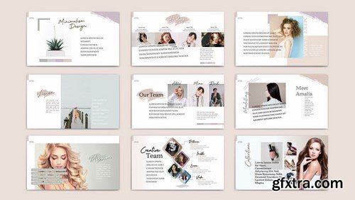 QIONA - Fashion Powerpoint Google Slides and Keynote Templates